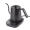 Gooseneck Electric Kettle Stainless Steel Pour Over Tea Coffee Kettle Automatic Temperature Control Insulation Tea Pot for Office Home Black CN 220V