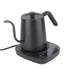 Gooseneck Electric Kettle Stainless Steel Pour Over Tea Coffee Kettle Automatic Temperature Control Insulation Tea Pot for Office Home Black CN 220V