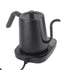 Gooseneck Electric Kettle Stainless Steel Pour Over Tea Coffee Kettle Automatic Temperature Control Insulation Tea Pot for Office Home Black CN 220V