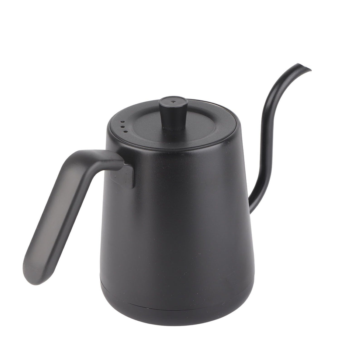 Gooseneck Electric Kettle Stainless Steel Pour Over Tea Coffee Kettle Automatic Temperature Control Insulation Tea Pot for Office Home Black CN 220V