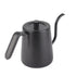 Gooseneck Electric Kettle Stainless Steel Pour Over Tea Coffee Kettle Automatic Temperature Control Insulation Tea Pot for Office Home Black CN 220V