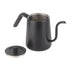 Gooseneck Electric Kettle Stainless Steel Pour Over Tea Coffee Kettle Automatic Temperature Control Insulation Tea Pot for Office Home Black CN 220V
