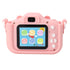 Children Camera 2in Screen AI Face Recognition Multifunctional USB Charging Automatic Kids Game Camera Pink