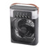 Personal Evaporative Air Cooler with 600ml Water Tank USB 7 Color Light 3 Speeds Air Cooler Humidifier for Bedroom Black
