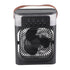 Personal Evaporative Air Cooler with 600ml Water Tank USB 7 Color Light 3 Speeds Air Cooler Humidifier for Bedroom Black