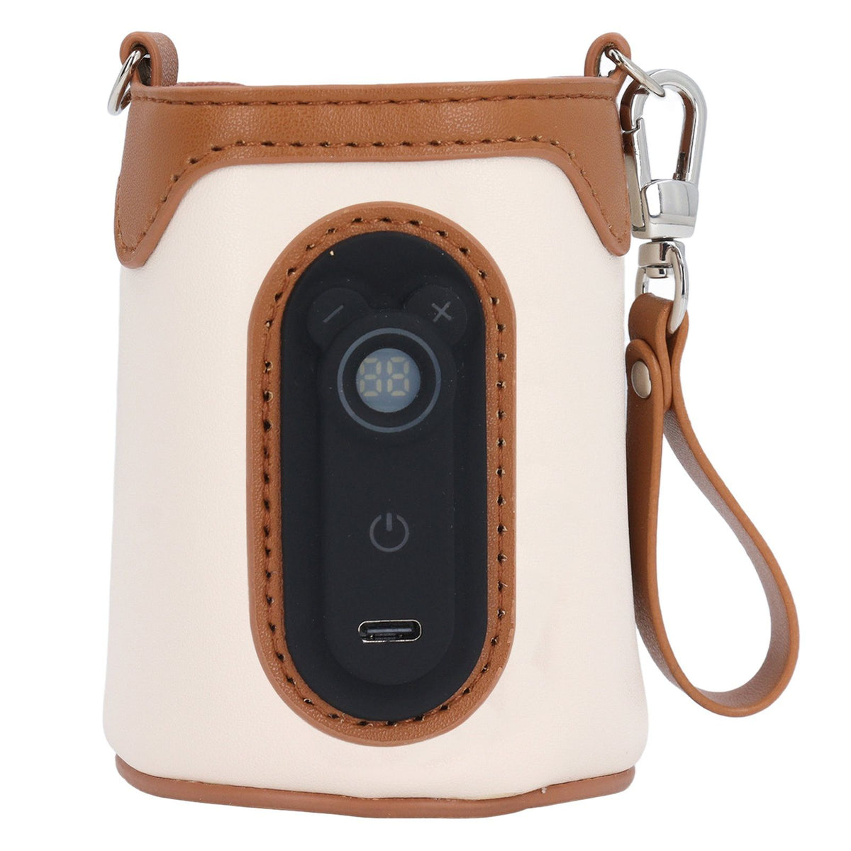 Baby Bottle Warmer USB Powered 26 Gears Temperature Adjustable Portable Bottle Milk Warmer for Home Family Travel Large