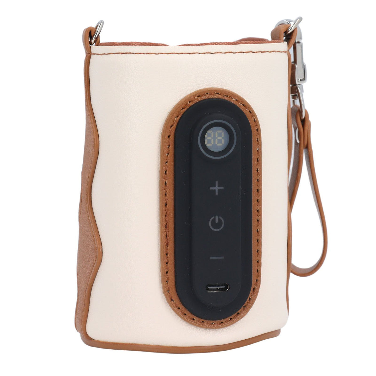 Bottle Warmer Bag 26 Levels USB Milk Bottle Heating Bag Portable Lightweight Soft Bottle Warming Bag for Camping Hiking Travel