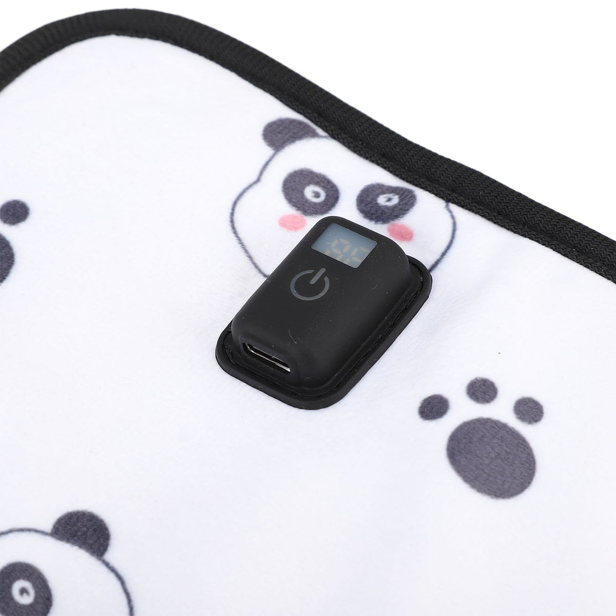 Portable Bottle Warmer Sleeve USB Milk Heat Keeper Adjustable Milk Warmer with 21 Level Temperature Control for Home Family Travel Panda