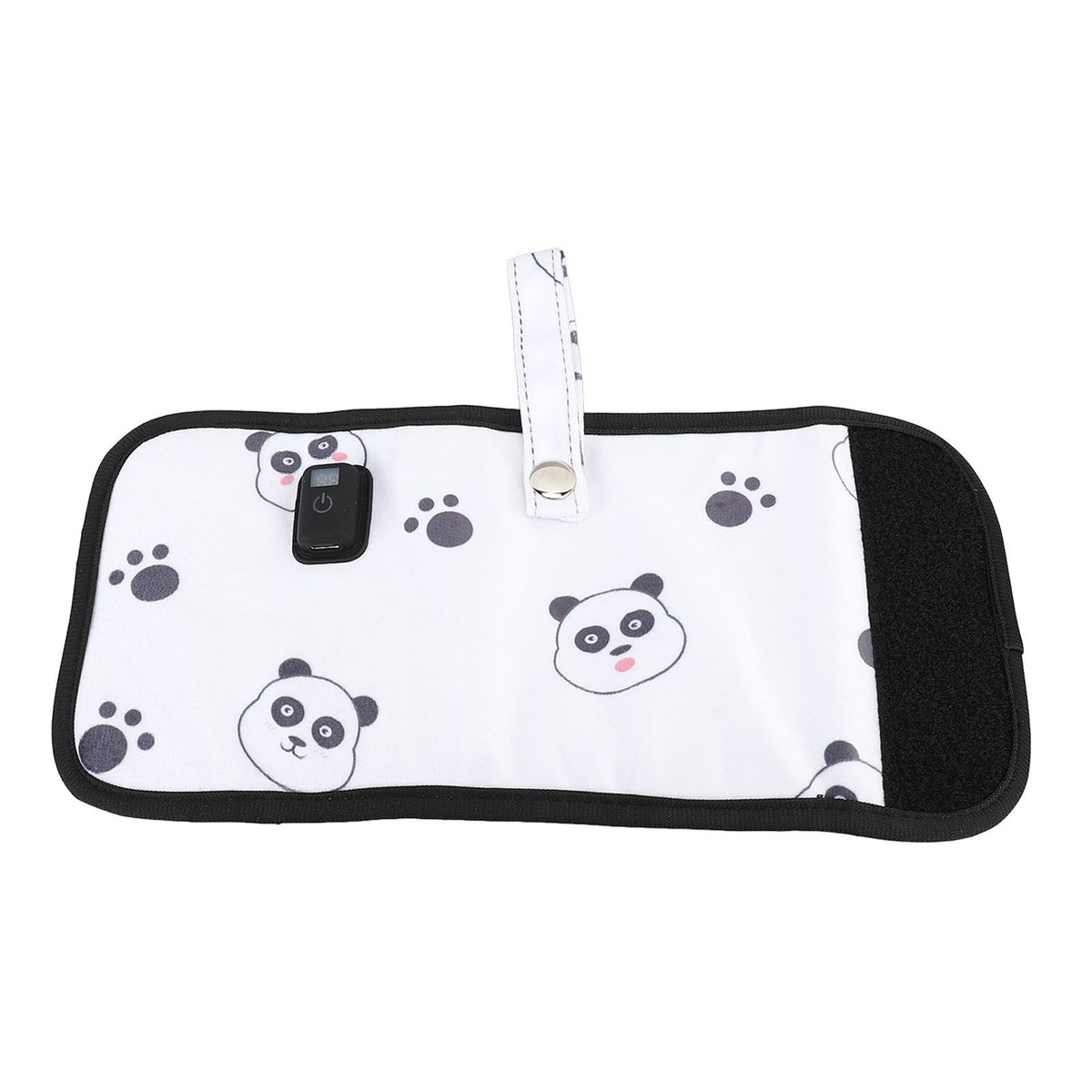 Portable Bottle Warmer Sleeve USB Milk Heat Keeper Adjustable Milk Warmer with 21 Level Temperature Control for Home Family Travel Panda