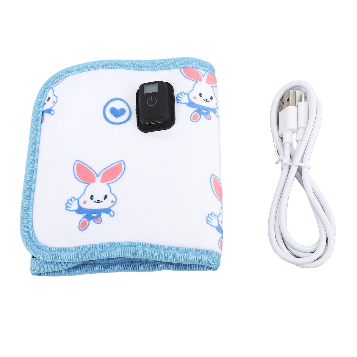 USB Milk Bottle Cover Rabbit Model Universal 21 Speed Digital Display Constant Temperature Infant Bottle Warmer Sleeve for Outdoor