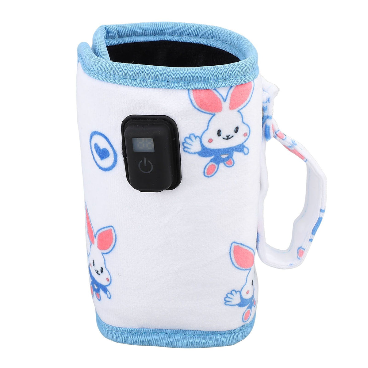 USB Milk Bottle Cover Rabbit Model Universal 21 Speed Digital Display Constant Temperature Infant Bottle Warmer Sleeve for Outdoor