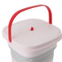 10.5L Small Washing Machine Fully Automatic Blue Lighting Deep Cleaning Foldable Washer for Apartment Dormitory Hotel 100‑240V Pink EU Plug