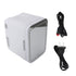 Portable Mirrored Beauty Fridge With Lighting 4L Mini Refrigerator Skin Care Makeup Storage with Mirror Light For Home Car US Plug 110V