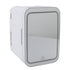 Portable Mirrored Beauty Fridge With Lighting 4L Mini Refrigerator Skin Care Makeup Storage with Mirror Light For Home Car US Plug 110V