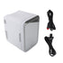 Portable Mirrored Beauty Fridge With Lighting 4L Mini Refrigerator Skin Care Makeup Storage with Mirror Light For Home Car EU Plug 220V
