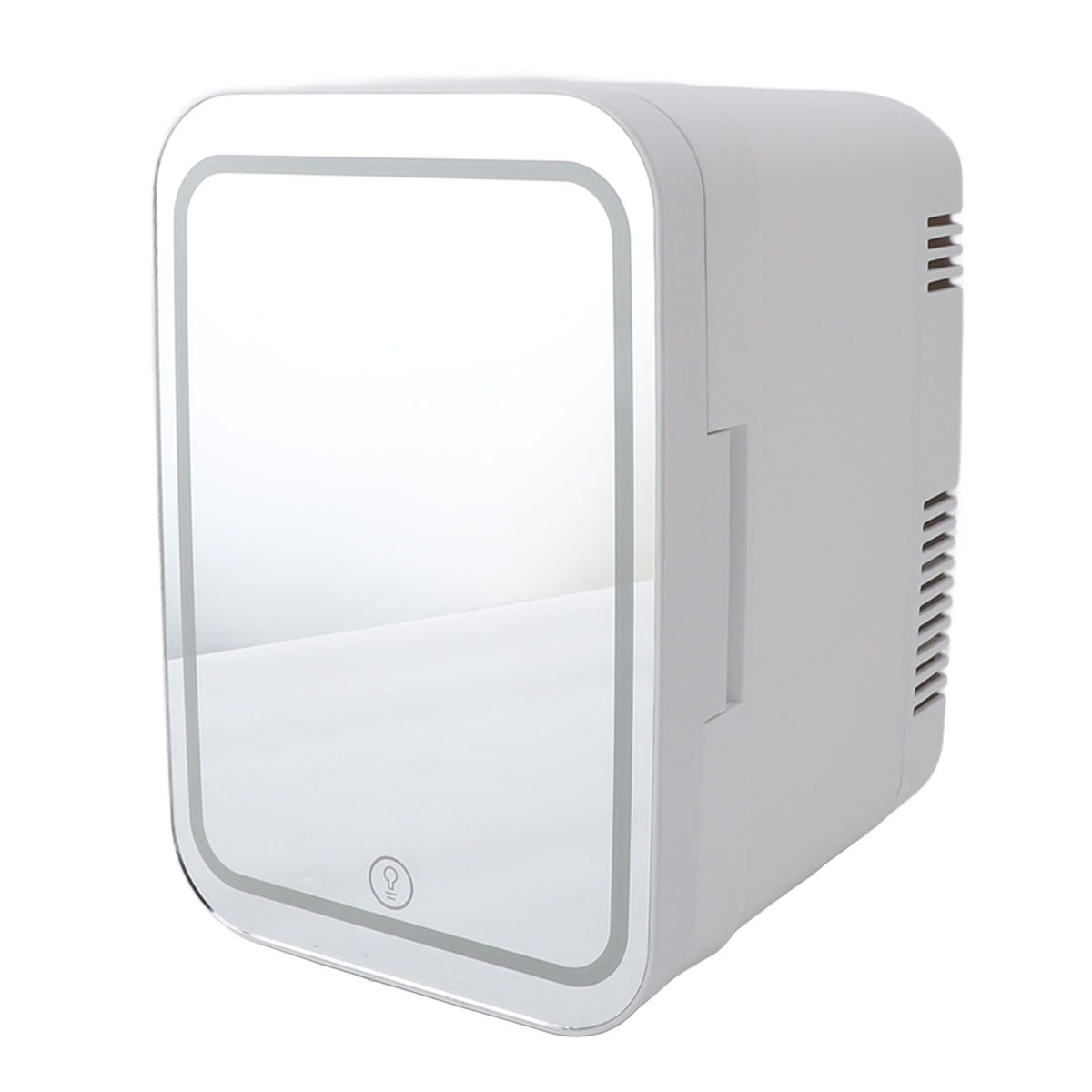 Portable Mirrored Beauty Fridge With Lighting 4L Mini Refrigerator Skin Care Makeup Storage with Mirror Light For Home Car EU Plug 220V