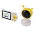 Baby Monitoring Camera WiFi 2.8 Inch Color Screen Night Vision 2 Way Talk Indoor Temperature Detection Smart Pet Camera for Home Security Yellow