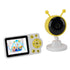 Baby Monitoring Camera WiFi 2.8 Inch Color Screen Night Vision 2 Way Talk Indoor Temperature Detection Smart Pet Camera for Home Security Yellow