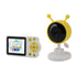 Baby Monitoring Camera WiFi 2.8 Inch Color Screen Night Vision 2 Way Talk Indoor Temperature Detection Smart Pet Camera for Home Security Yellow