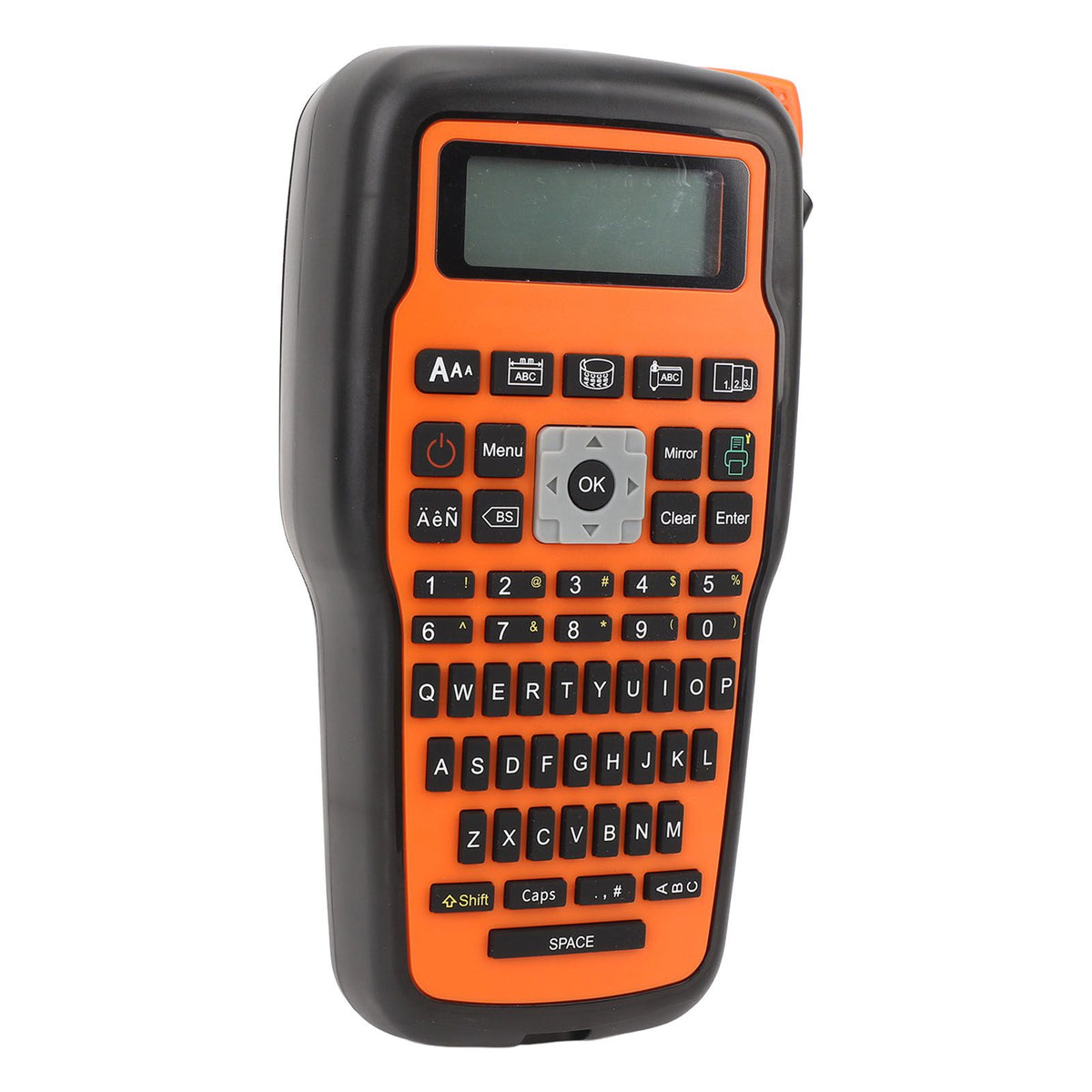 Handheld Label Printer with Keyboard Thermal Transfer Portable Mini Label Maker for Cable Can Toy and Commercial Labels