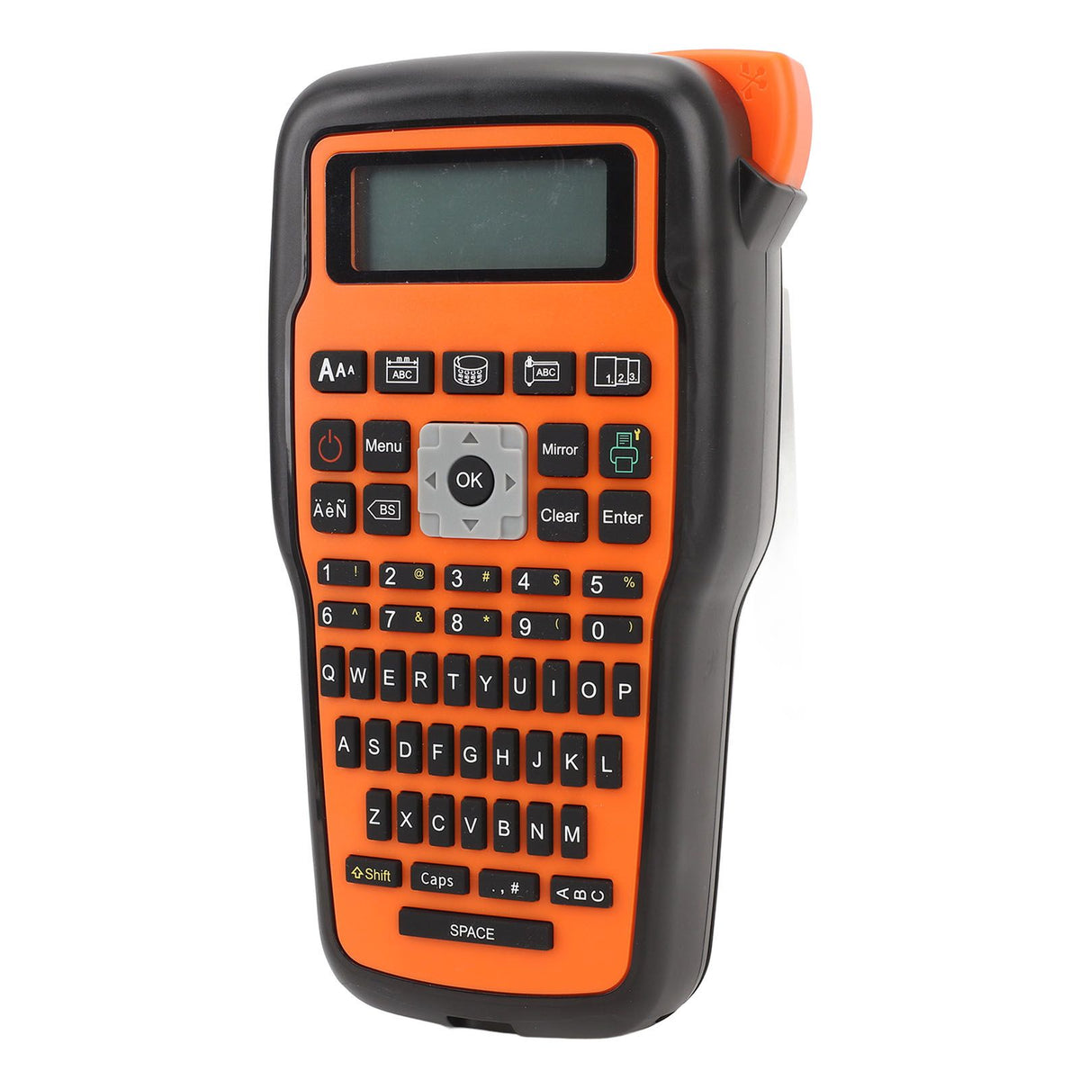 Handheld Label Printer with Keyboard Thermal Transfer Portable Mini Label Maker for Cable Can Toy and Commercial Labels