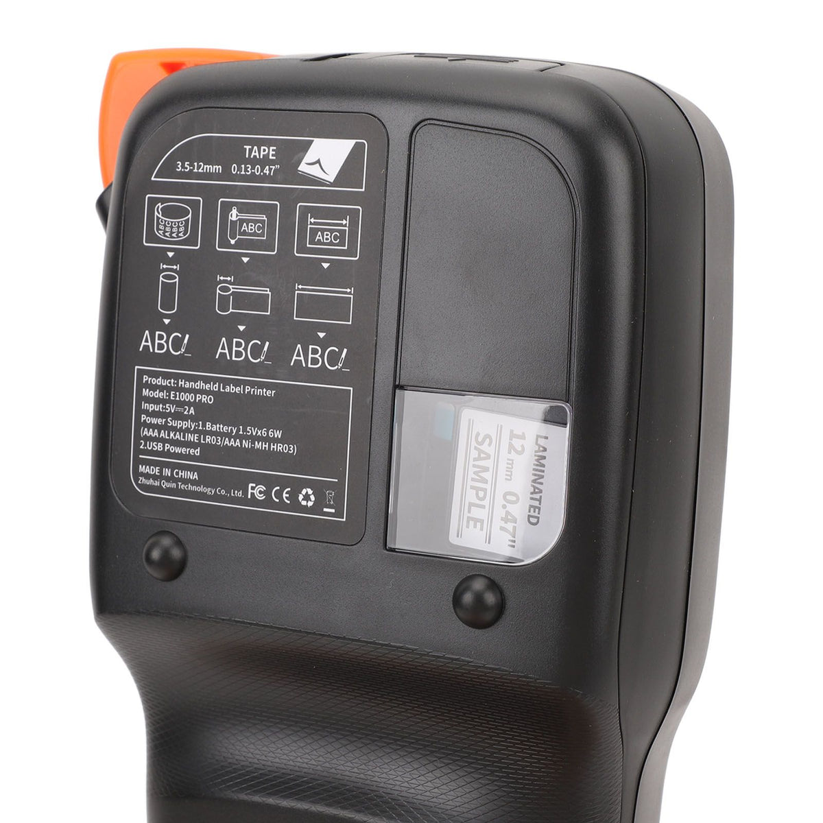 Handheld Label Printer with Keyboard Thermal Transfer Portable Mini Label Maker for Cable Can Toy and Commercial Labels