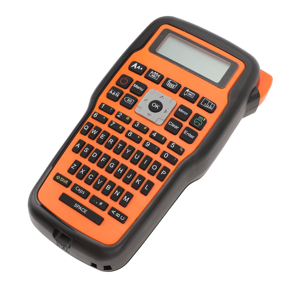 Handheld Label Printer with Keyboard Thermal Transfer Portable Mini Label Maker for Cable Can Toy and Commercial Labels