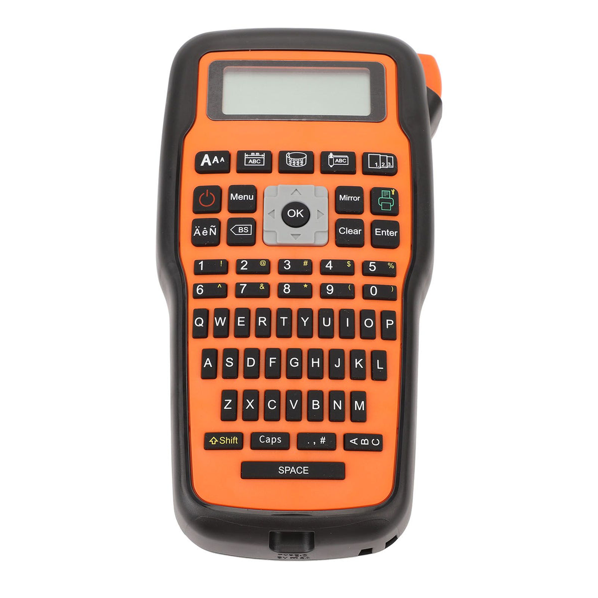 Handheld Label Printer with Keyboard Thermal Transfer Portable Mini Label Maker for Cable Can Toy and Commercial Labels