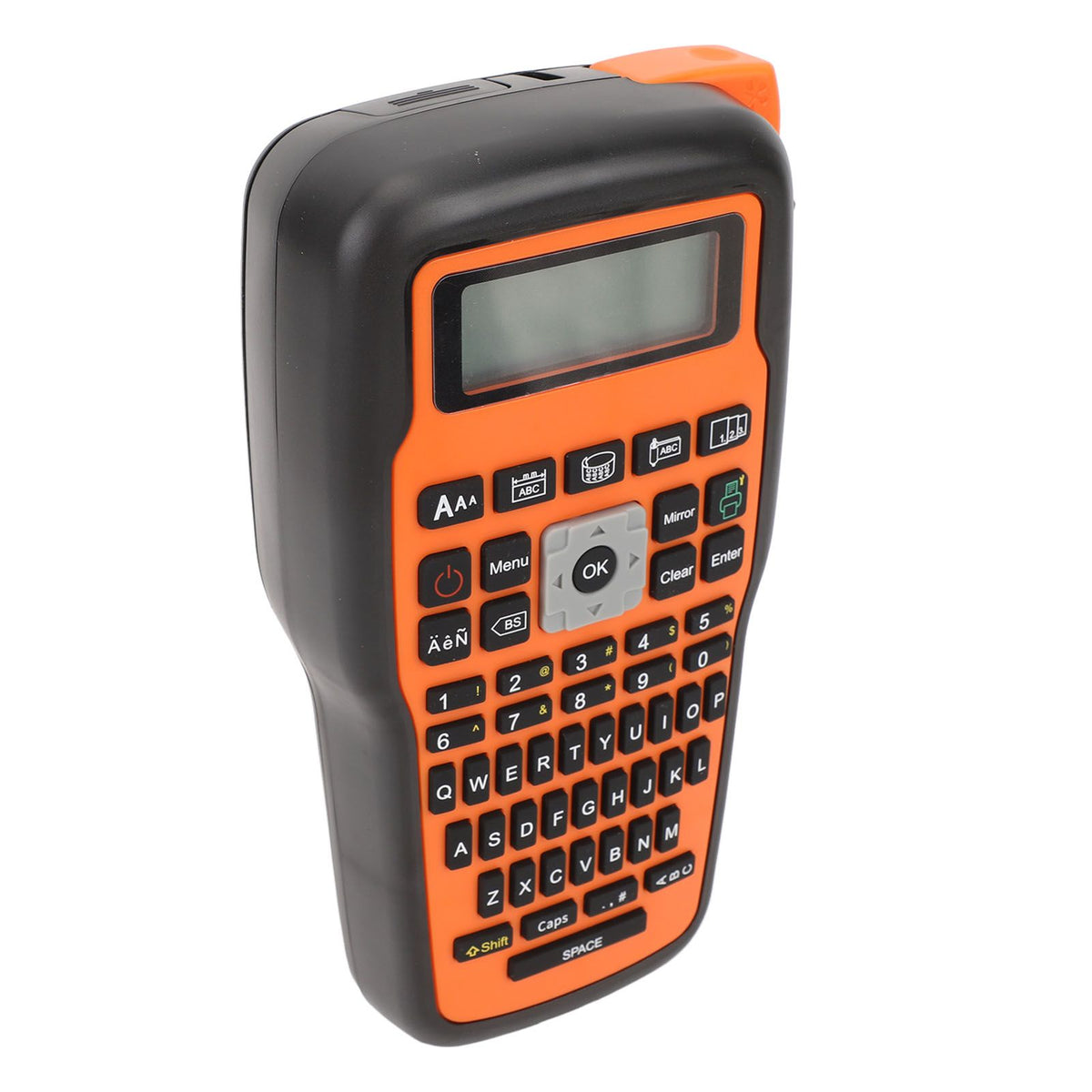 Handheld Label Printer with Keyboard Thermal Transfer Portable Mini Label Maker for Cable Can Toy and Commercial Labels