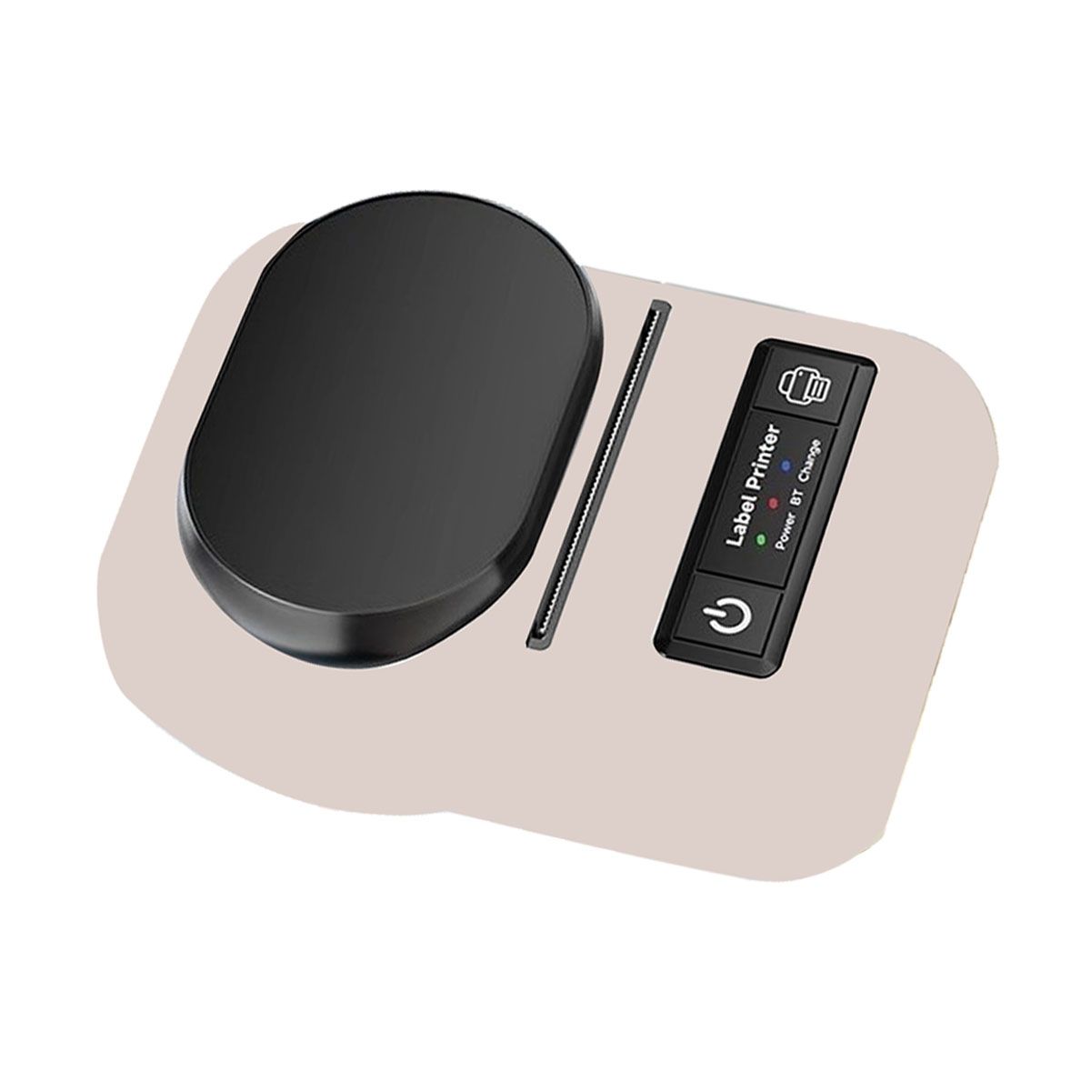 Thermal Label Printer Portable Compact Multifunctional Clear Printing Thermal Label Maker Machine for Home Store Office Pink
