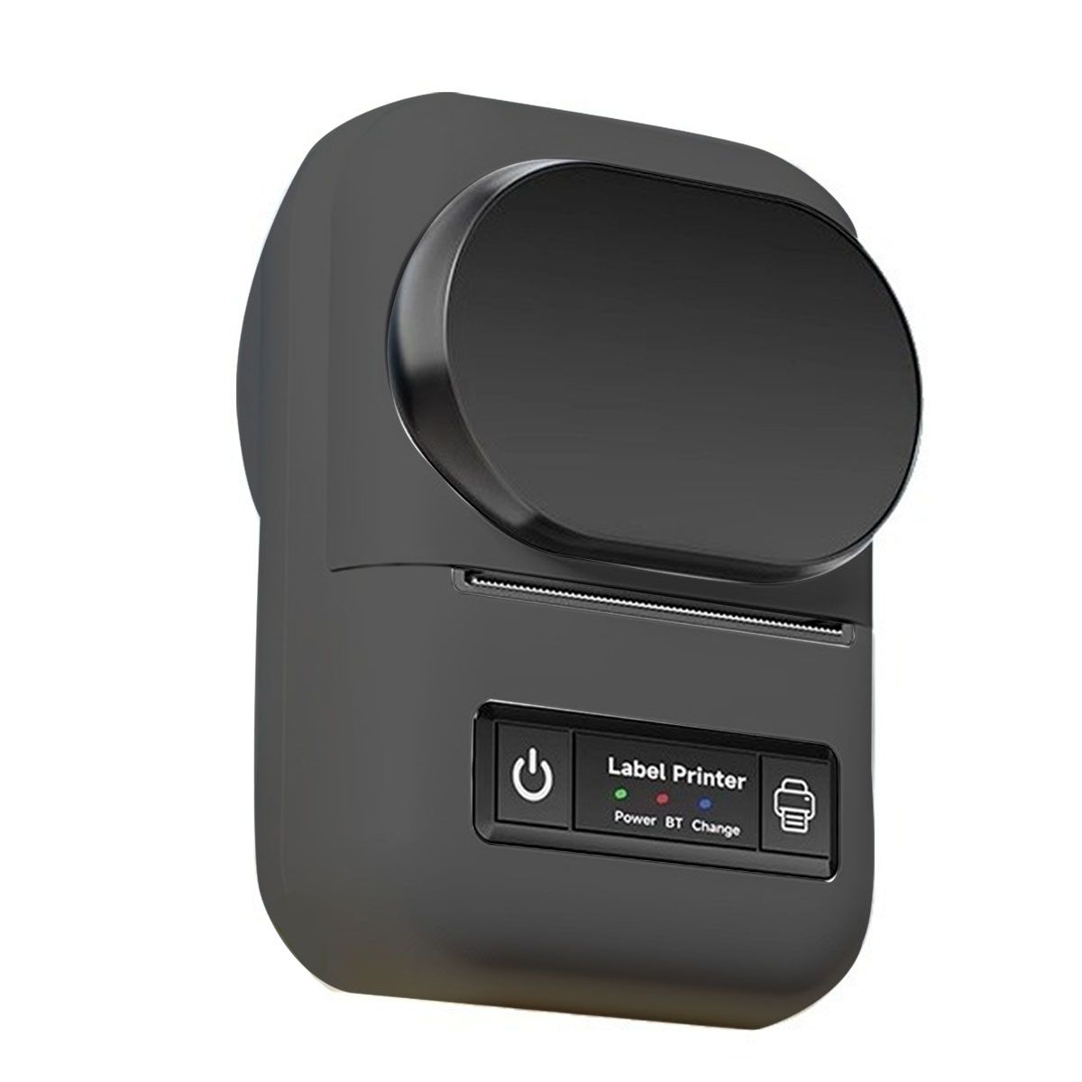 Thermal Label Printer Portable Compact Multifunctional Clear Printing Thermal Label Maker Machine for Home Store Office Black