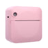 Mini Thermal Printer Bluetooth Inkless Portable Printer Pocket Label Maker with APP for DIY Photos Study Notes Pink
