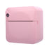 Mini Thermal Printer Bluetooth Inkless Portable Printer Pocket Label Maker with APP for DIY Photos Study Notes Pink