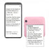 Mini Thermal Printer Bluetooth Inkless Portable Printer Pocket Label Maker with APP for DIY Photos Study Notes Pink