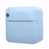 Mini Thermal Printer Bluetooth Inkless Portable Printer Pocket Label Maker with APP for DIY Photos Study Notes Blue