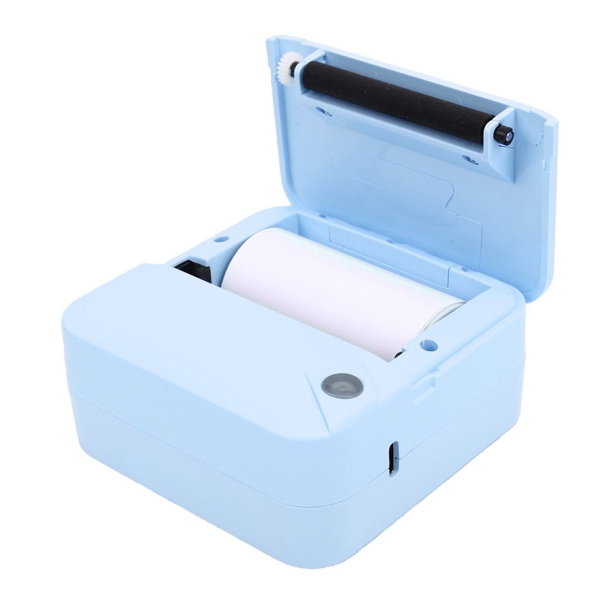 Mini Thermal Printer Bluetooth Inkless Portable Printer Pocket Label Maker with APP for DIY Photos Study Notes Blue