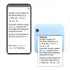 Mini Thermal Printer Bluetooth Inkless Portable Printer Pocket Label Maker with APP for DIY Photos Study Notes Blue