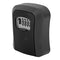 Key Lock Box Wall Mounted Combination Lockbox for Outside House Keys 5 Keys Capacity Key Safe Security Storage Lock Box Black (with Dust Cover)