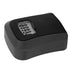 Key Lock Box Wall Mounted Combination Lockbox for Outside House Keys 5 Keys Capacity Key Safe Security Storage Lock Box Black (with Dust Cover)
