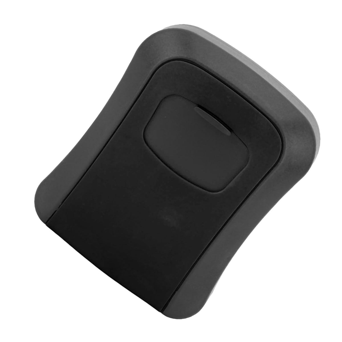 Key Lock Box Wall Mounted Combination Lockbox for Outside House Keys 5 Keys Capacity Key Safe Security Storage Lock Box Black (with Dust Cover)