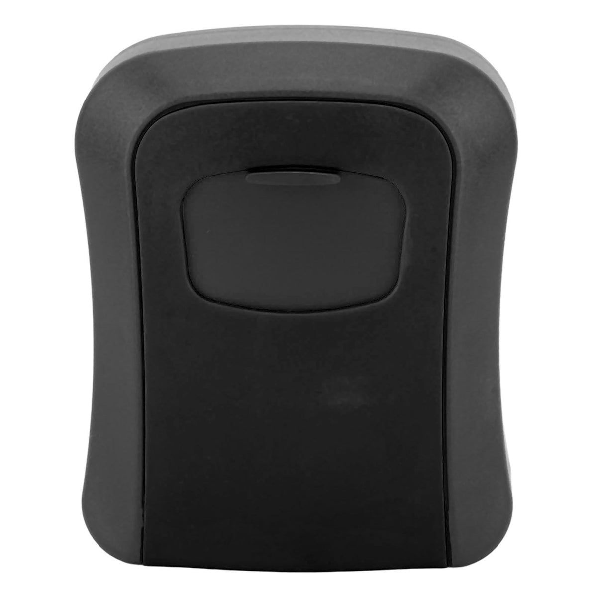 Key Lock Box Wall Mounted Combination Lockbox for Outside House Keys 5 Keys Capacity Key Safe Security Storage Lock Box Black (with Dust Cover)
