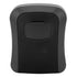 Key Lock Box Wall Mounted Combination Lockbox for Outside House Keys 5 Keys Capacity Key Safe Security Storage Lock Box Black (with Dust Cover)
