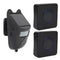 Wireless Driveway Alarm Door Chimes Solar Driveway Alarm Infrared Sensor Doorbell Indoor Home Security System with 1 Detector 2 Receiver