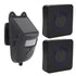 Wireless Driveway Alarm Door Chimes Solar Driveway Alarm Infrared Sensor Doorbell Indoor Home Security System with 1 Detector 2 Receiver