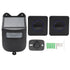 Wireless Driveway Alarm Door Chimes Solar Driveway Alarm Infrared Sensor Doorbell Indoor Home Security System with 1 Detector 2 Receiver