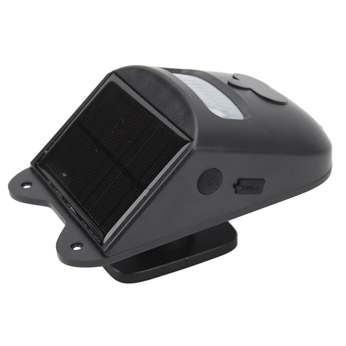 Wireless Driveway Alarm Door Chimes Solar Driveway Alarm Infrared Sensor Doorbell Indoor Home Security System with 1 Detector 2 Receiver