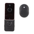 Doorbell Camera White IP65 Waterproof 720P 1MP Smart Cloud Storage Battery 5200mAh with Ding Dong Machine WiFi Video Doorbell for Home Security
