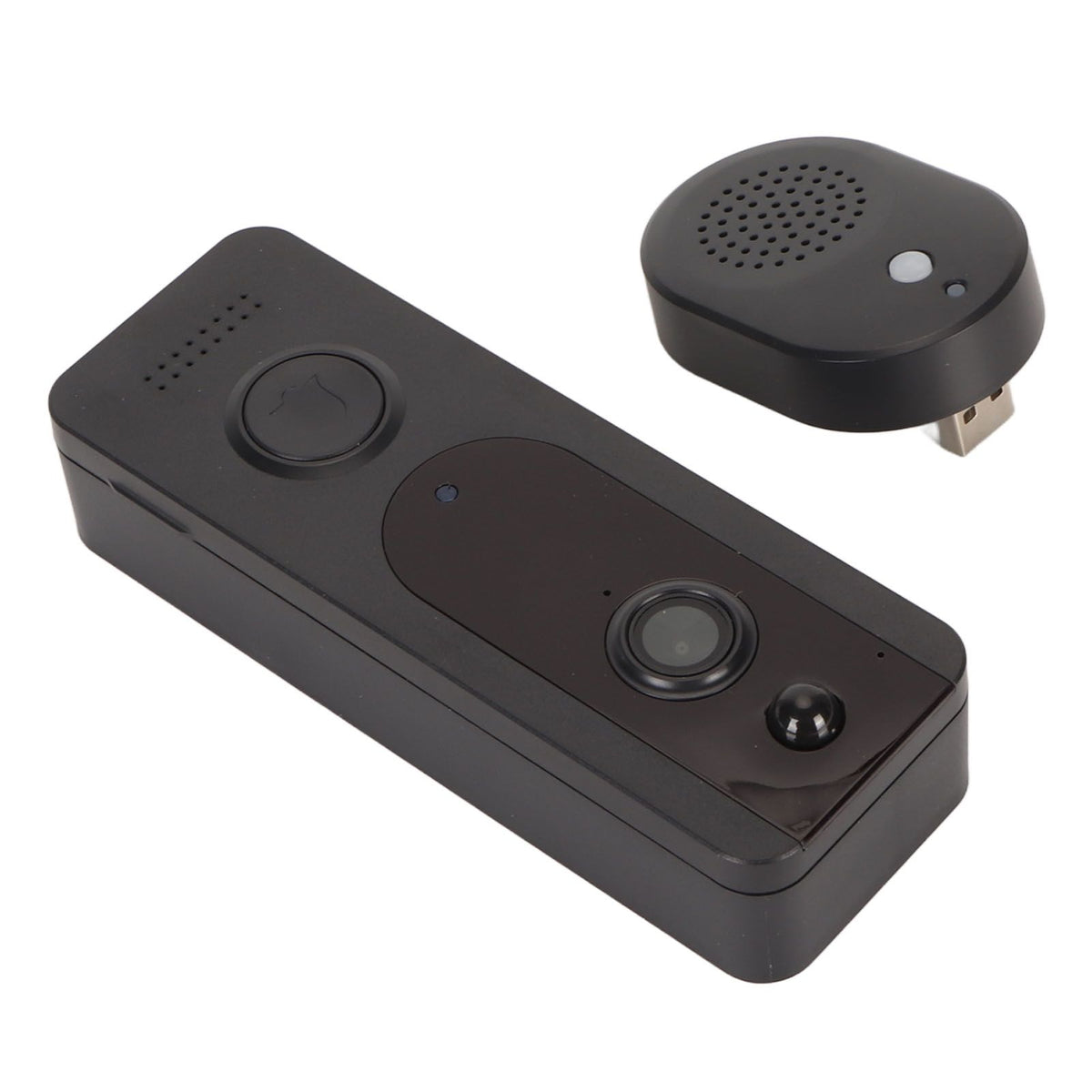 720P Smart WiFi Video Doorbell 5200mAh Night Vision 2 Way Talk Motion Detection Wireless Doorbell Camera