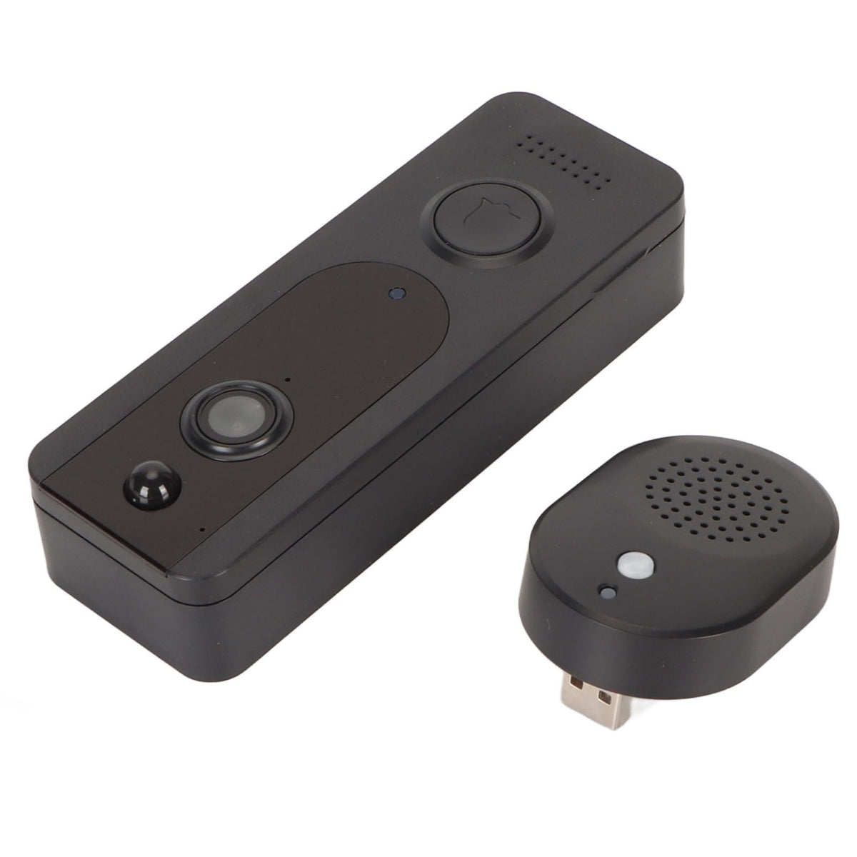 720P Smart WiFi Video Doorbell 5200mAh Night Vision 2 Way Talk Motion Detection Wireless Doorbell Camera