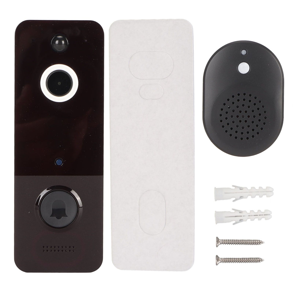 Video Doorbell WiFi Doorbell Camera Wireless HD Night Vision IP65 Waterproof with Receiver Smart Doorbell for Home Security